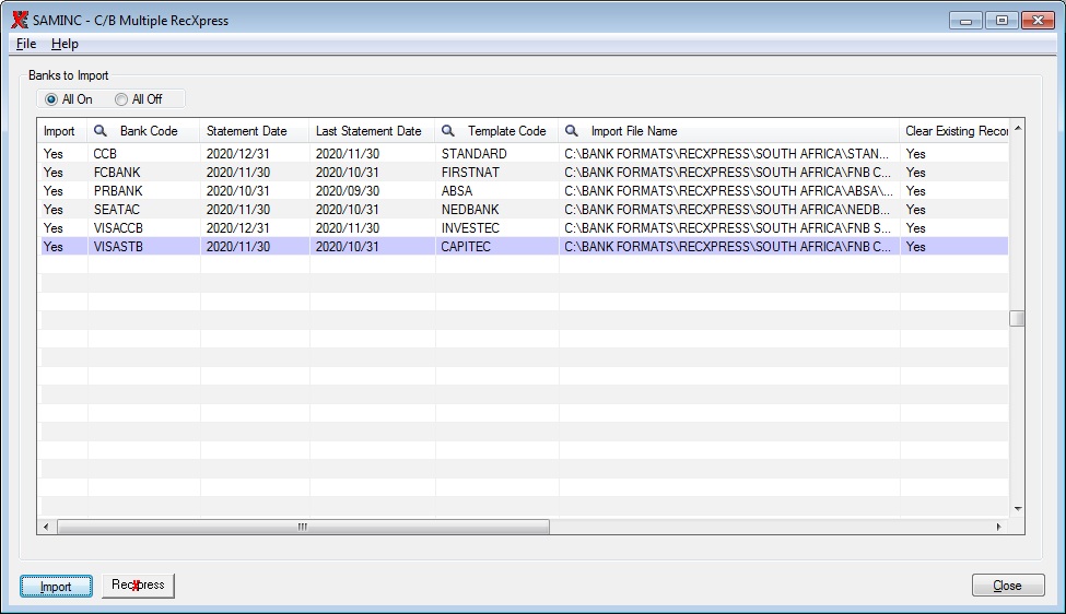 cashbook format